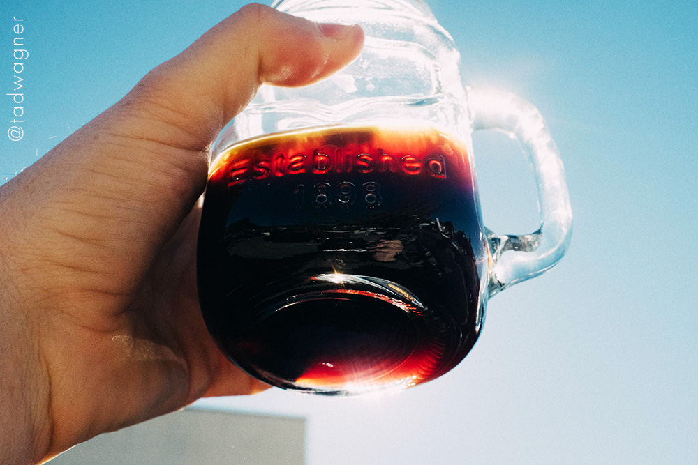 jar of Bedfellow's coffee